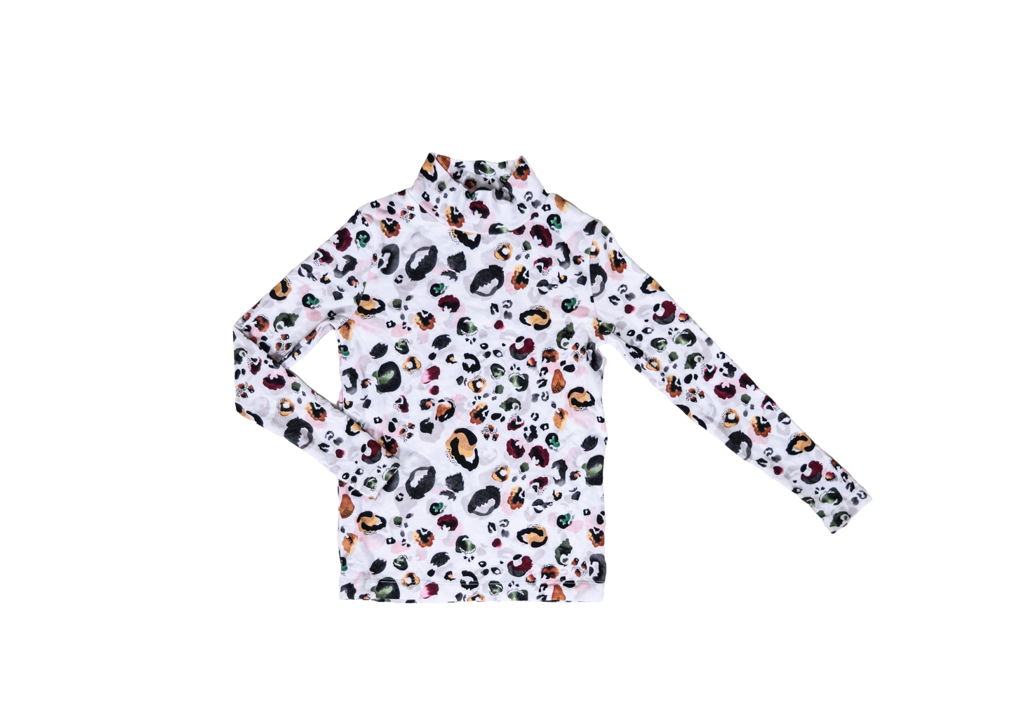 Printed Turtleneck