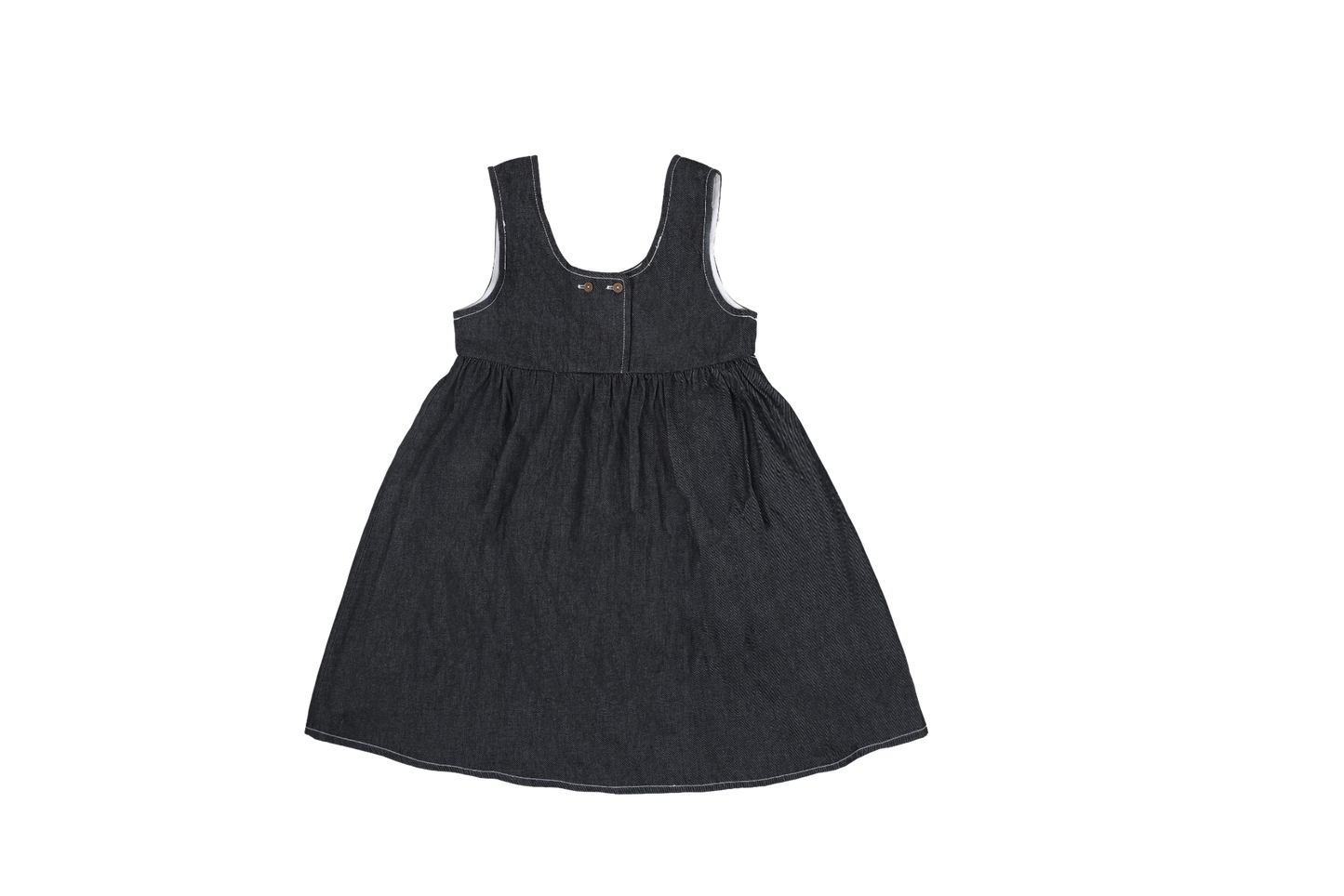 Black Denim Girls Dress