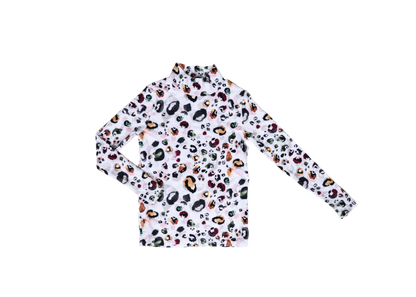 Printed Turtleneck