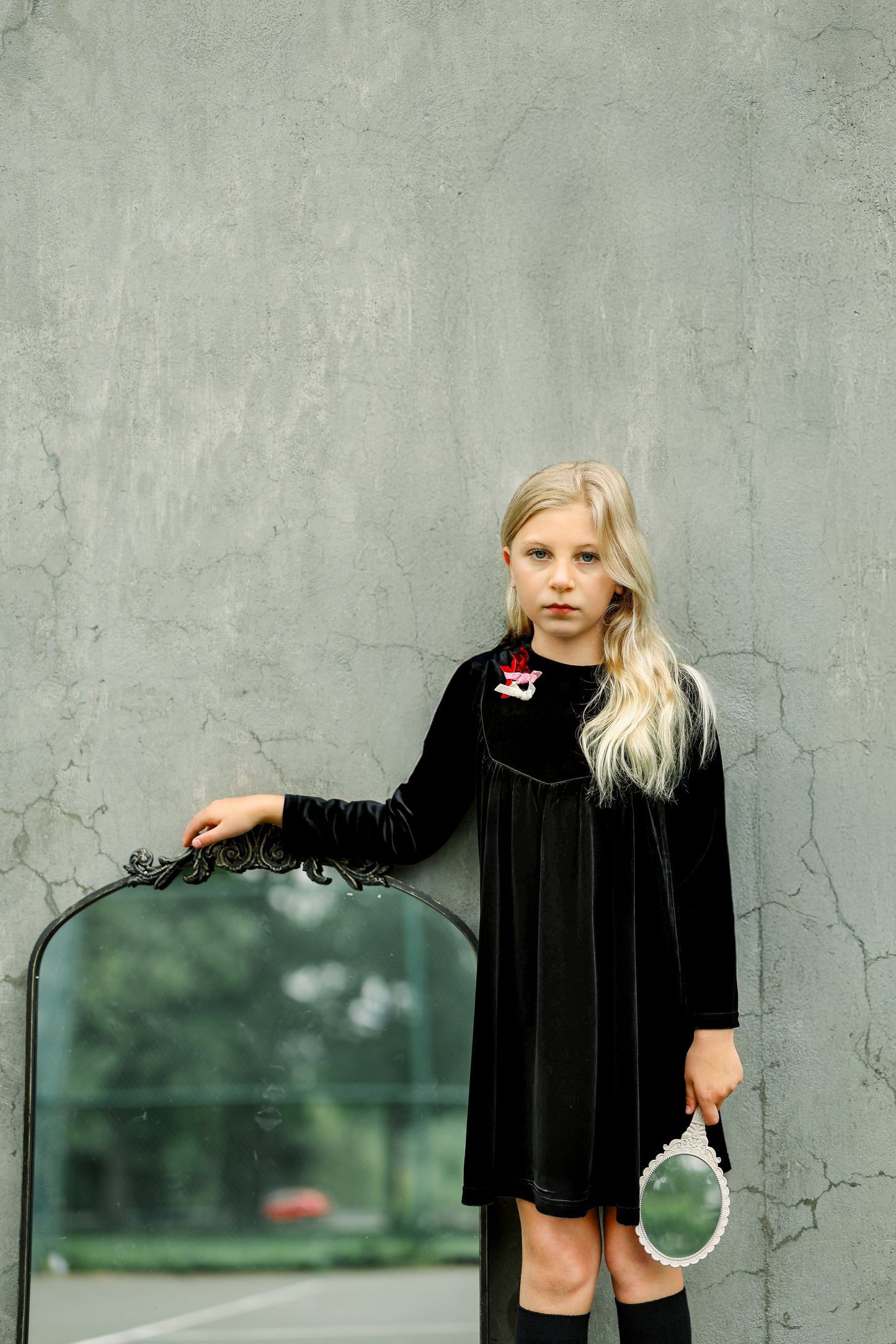 Black Velvet Dress