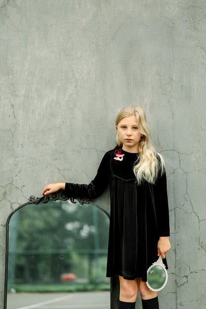 Black Velvet Dress