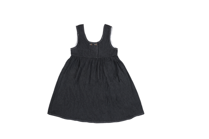 Black Denim Girls Dress